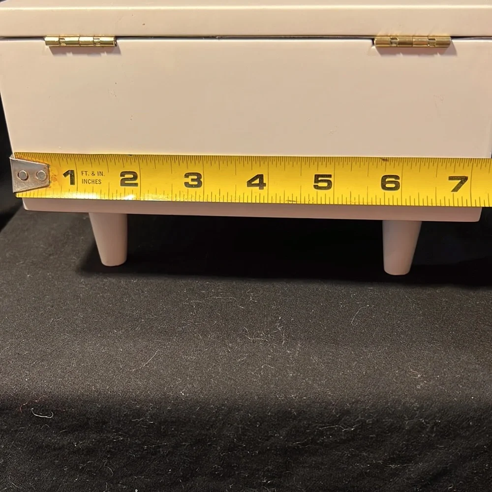 gloss white piano jewelry box